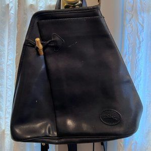 Longchamp Roseau Navy Leather backpack